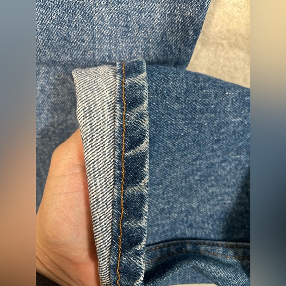 Vintage Lee Cotton Denim Blue Dad Workwear Western Jeans 30” Made in Canada - Picture 5 of 9